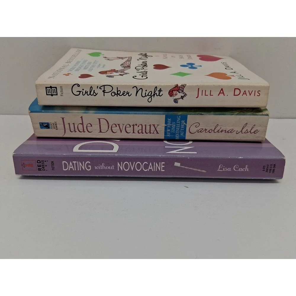 3 Paperback Book Lot Of Jill A. Davis, Jude Deveraux, Lisa Cach